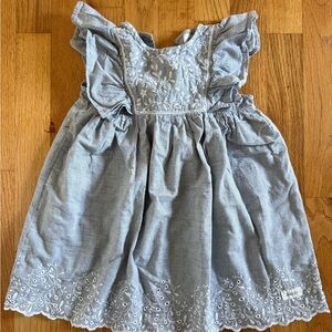 Adorable Kids Dress with Embroidered Details
